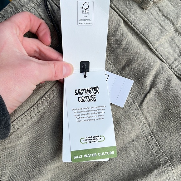 Ripcurl Linen Pants Sz S. Brand New! - Picture 3 of 4